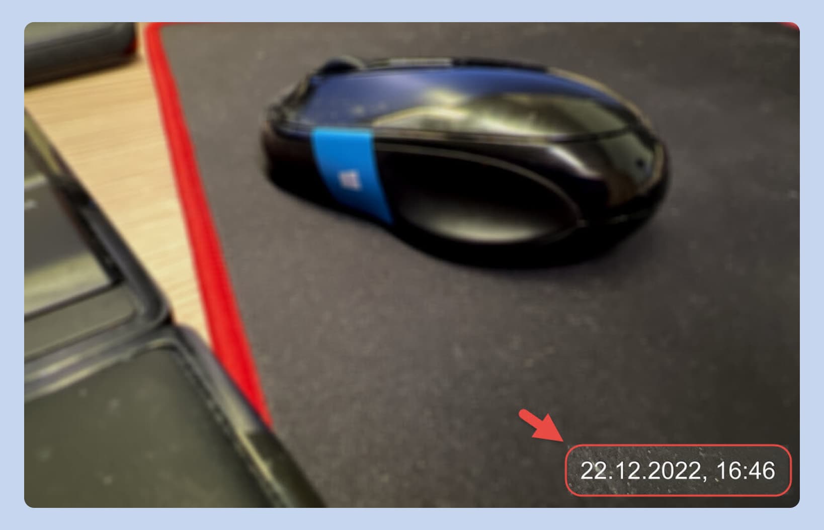 дата и время камеры